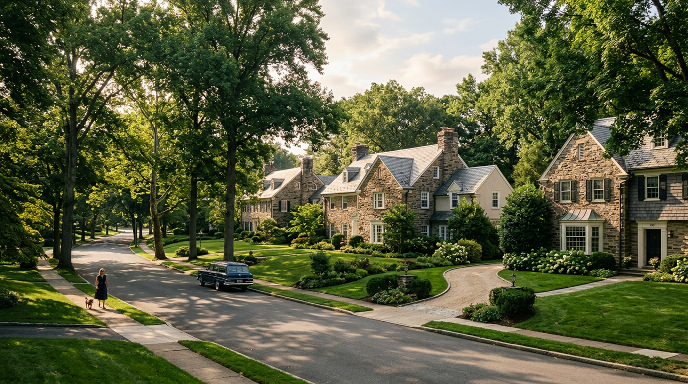 Main Line Philadelphia Suburbs See Record Price Growth as City Buyers Push Westward